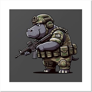 Tactical Hippo Posters and Art